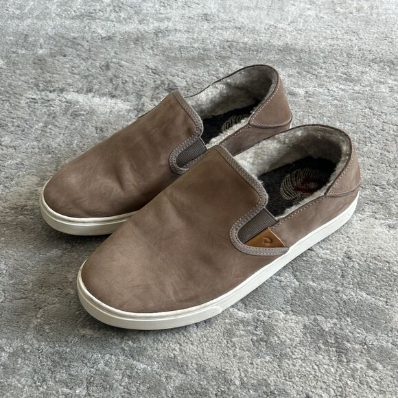 olukai size 9 Women's Slip-On Shoes in Brown - Picture 1 of 9